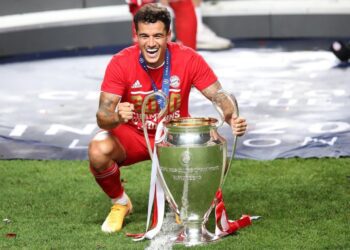 Philippe Coutinho, Liga dos Campeões, Champions League, campeão Bayern, 2019/2020