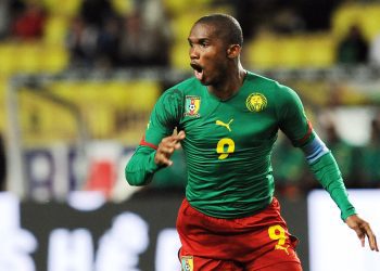 MONACO - MARCH 03:  Samuel Eto'o of Cameroon in action during the International Friendly match between Italy and Cameroon at Louis II Stadium on March 3, 2010 in Monaco, Monaco.  (Photo by Giuseppe Bellini/Getty Images)